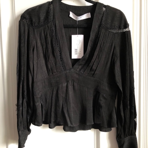 IRO Bahri Lace Pleated Top - Picture 2 of 4